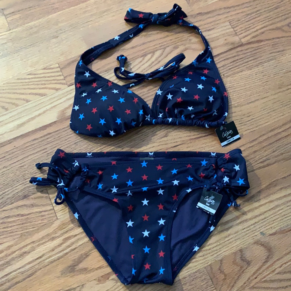 City Streets Brand Red White And Blue Bikini